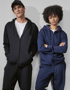Heren Hoodie met Rits B&C WG009